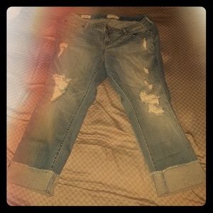 Torrid Boyfriend Crop Jeans sz 18